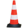 CONE SIGNALISATION HAUT 0m50 PIED CAOUT