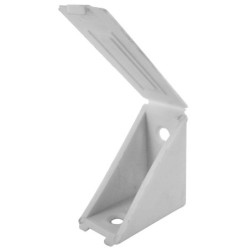 EQUERRE 4 VIS 35x35x23 BLANC