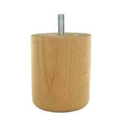 PIED CYL H80 D68 HETRE BRUT