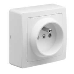 PRISE 2P+T 10/16A BLANC BLOK