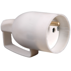 FICH FEM DOUILLE D4.8MM AVEC ECLIPSE BLANC VRAC