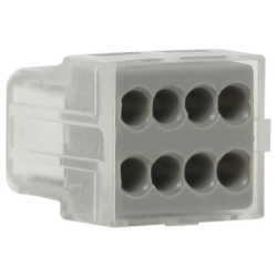SACHET 6 BORNES AUTO 1.5MM2A2.5MM2 GRIS 8 TROUS