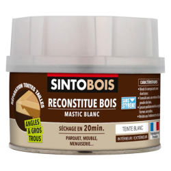 MASTIC BOIS STANDARD SINTO BLANC 500ml