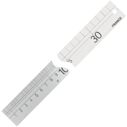 JAUGE CHARPENTIER INOX 350mm 30x1mm