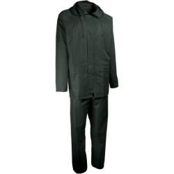 ENSEMBLE PLUIE POLYAMIDE VERT TXXXL