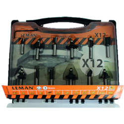 MECHE DEFONCEUSE CARBURE Q8 COFFRET 12