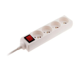 BLOC 4x2P+T CORDON 1m INTER VOYANT BLANC
