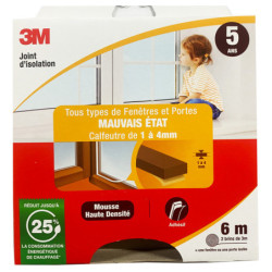 JOINT BOIS MAUVAIS ETAT MARRON 6mx9mm SB