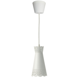 PAVILLON PLAST. CONIQUE D125 BLANC SB