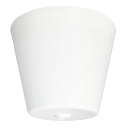 PAVILLON PLAST. CONIQUE D125 BLANC SB