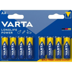 PILE VARTA HIGH ENERGY LR6 SB6 + 2 GRATUITES
