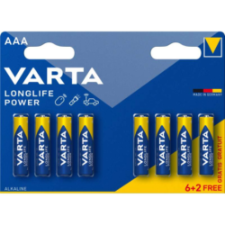 PILE VARTA HIGH ENERGY LR03 SB6 + 2 GRATUITES