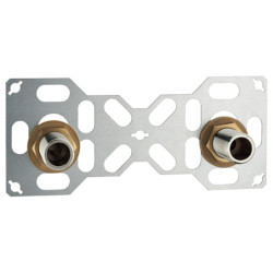 PLATINE DOUBLE EA150 PER GLISS. D12 2 SORT.M3/4