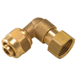 COUDE A ECROU PER COMPRESSION D20 F20x27