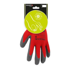 GANT LATEX GRIS NYLON ROUGE T10