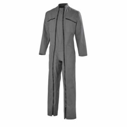 COMBINAISON 2 ZIPS ESSENTIELS GRISE T5