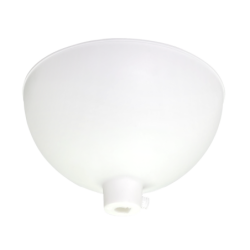 PAVILLON PLASTIQUE ROND D100mm BLANC SB