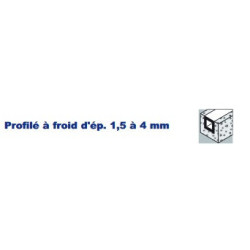 MONOVIS 12 TH8 6.3x110 + DOME INOX D22 PIECE