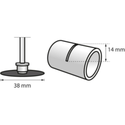 DISQUE SPEEDCLIC 38x1.2mm METAL DREMEL SB12