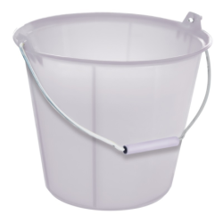 SEAU PLASTIQUE 13 L RENFORCE BLEU