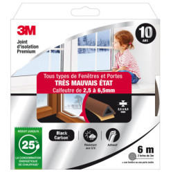 JOINT TRES MAUVAIS ÉTAT PREMIUM 2.5-6.5mm 6m BRUN