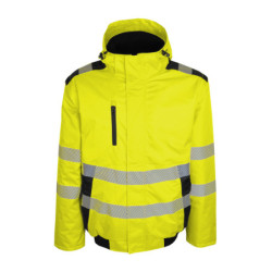 BLOUSON HIVI BRAVO ORANGE FLUO/MARINE T05
