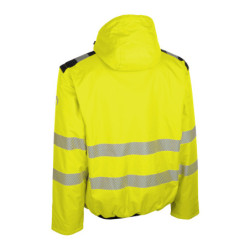 BLOUSON HIVI BRAVO ORANGE FLUO/MARINE T05