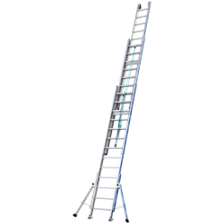 Échelle coulisse 3 plans Platinium 500, 4,75 × 11,24 m, 3x18 échelons
