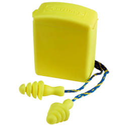 BOUCHON ANTIBRUIT JAUNE CORDE 30db PIECE EARLINE