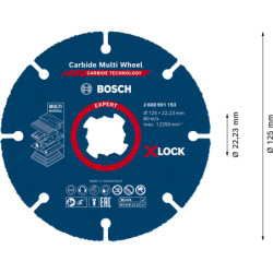 XLOCK DISQUE CARBURE MULTIWHEEL 125mm