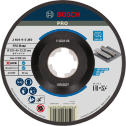 XLOCK DISQUE EXP METAL 125x6,0 DEPORTE