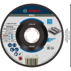 XLOCK DISQUE EXP METAL 125x6,0 DEPORTE