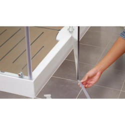 JOINT BAS PORTE DOUCHE TUBULAIRE 1m 5/8mm