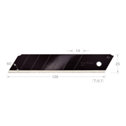 LAME CUTTER RAZAR BLACK 18mm SB10