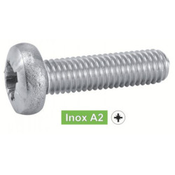 VIS METAUX TC PZ INOX A2 4X16 BTE 200