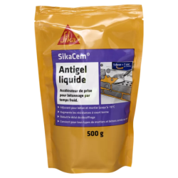 MORTIERS SIKACEM ANTIGEL LIQUIDE JAUNE PALE 0.5L
