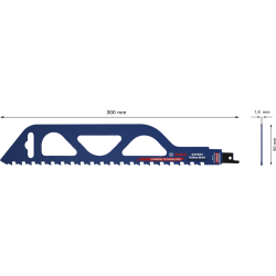 LAME SCIE SABRE BOSCH S 1243 HM BRIQUE