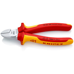 PINCE COUPANTE COTE ISOLEE 1000V 160MM KNIPEX