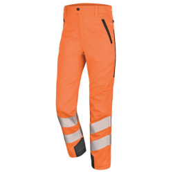 PANTALON STRETCH ETE ORANGE FLUO/GRIS T1 T40/42