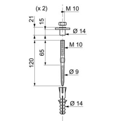 VIS CACHE TETE FIXATION CUVETTE AF4100 SB