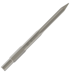 BURIN POINTU 400mm 30mm DROIT