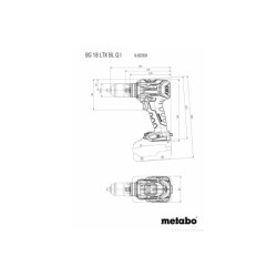 PERCEUSE METABO SS FIL BS18LTX BL QI 18V SANS BATT