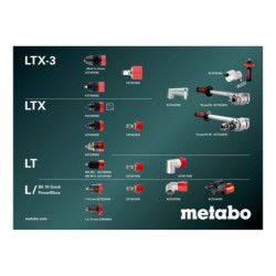 PERCEUSE METABO SS FIL BS18LTX BL QI 18V SANS BATT