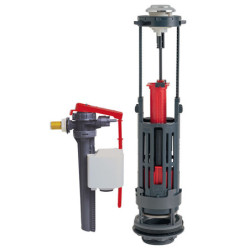 MECANISME WC ETRIER WIRQUIN + ROBINET LATERAL LAIT