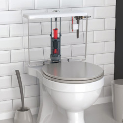 MECANISME WC ETRIER WIRQUIN + ROBINET LATERAL LAIT