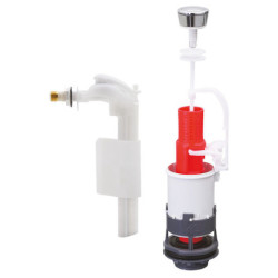 MECANISME WC WIRQUIN PLATEAU MP SIMPLE CHASSE + ROBINET F90