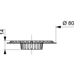 PANIER EVIER GRILLE CHROME