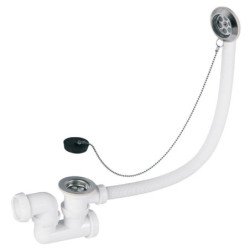 VIDAGE DE BAIGNOIRE A CHAINETTE AVEC SIPHON