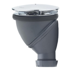 BONDE DE DOUCHE D90 AVEC DOME CHROME JAMES SORTIE D40