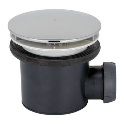 BONDE DE DOUCHE TOURBILLON D90 DOME ABS HORIZONTALE